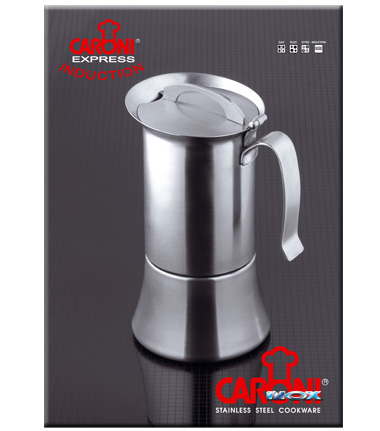 Caffettiera espresso in acciaio Caroni Ozecu srl